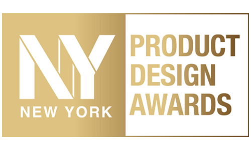New York product design awards logo in gold